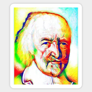 Thomas Hobbes Portrait | Thomas Hobbes Artwork 11 Sticker